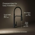 thumbnail image 3 of Kohler 23765-BL Tone Semi Professional Kitchen Sink Faucet Matte Black, 3 of 9