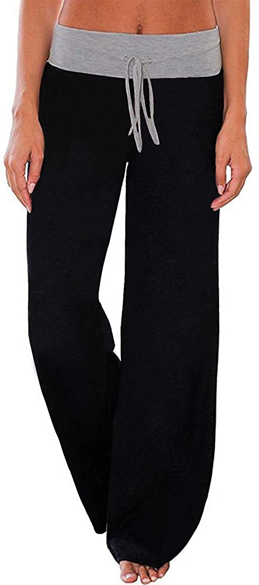 Comfy Casual Pajama Pants Floral Print 