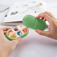 thumbnail image 1 of Fiudx Organizador de Vitaminas Semanal Portátil Vc Box, con 6 Compartimentos, Sellado E Impermeable, Ideal para Entusiastas Del Fitness y Oficinistas, Tamaño Compacto (9,6 X 5,2 X 4 Cm), 1 of 6