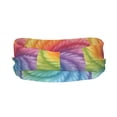 thumbnail image 3 of Motion Adornment Sweatband 15 In Both Men And Women Can Stretch Breathable Soft Perspiration For Hiking Walking Running Exercise Lightslategray Tie-Dye Background Vibrant Colors And Swirling, 3 of 8