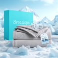 thumbnail image 1 of Juego de sábanas refrigerantes Breescape King Size con BlendTek™ Tech Grey, 1 of 9