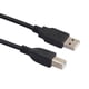 thumbnail image 1 of Cable USB 20 macho a macho de alta velocidad Likrtyny Cable de impresora USB negro 1,5 m, 1 of 8