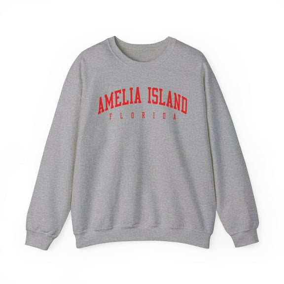 Amelia Island Florida Sweatshirt Gifts Crew Neck Shirt Long Sleeve Unisex