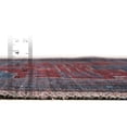 thumbnail image 4 of Rugs.com Mangata Collection Rug – 5' 3 Round Red And Blue Low Rug Perfect For Kitchens, Dining Rooms, 4 of 9