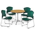 thumbnail image 5 of OFM PKG-BRK-057-0019 Breakroom Package Featuring 36 in. Round Multi-Purpose Table with Four Multi-Use Stack Vinyl Seat & Back Chairs, 5 of 5
