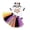 Black, variant on SOFTCCLO Baby Girl Halloween Outfit Print Short Sleeve Romper Tulle Tutu Skirt Clip 3 Piece Sets Size 0-3M