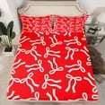 thumbnail image 2 of jejeloiu Bow Knot Ribbon Twin Sheet Sets,Pink Cartoon Bowtie Bedding For Girls 3pcs, 2 of 7