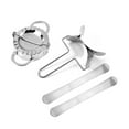 thumbnail image 3 of Dvkptbk Dumpling Mould Dumpling Making Tool + Wire Handle Roller + Stuffing Spoon Stainless Steel Dumpling Set 4-Piece Set Home & Garden, 3 of 3