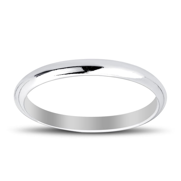 TheJewelryHut Bague en Argent Sterling 4MM