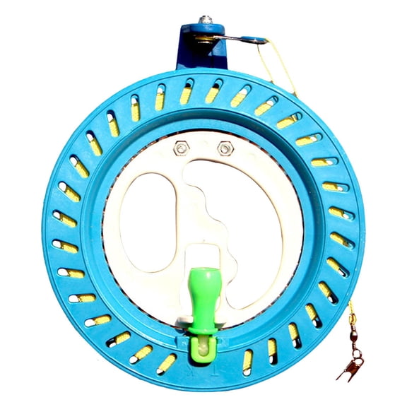 Carrete de cuerda profesional con mango de rueda, herramienta para volar cometas 15cm 100m