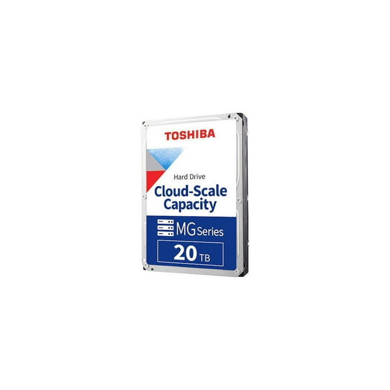Toshiba MG10 20TB Internal Hard Drive, SATA 6Gb/s 7200RPM 3.5 