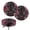 Halloween Bat Web Pattern, variant on Chririnla Softball Fire Water With Elastic Bands Round Seat Cushion Cover, Stretchable Polyester Round Stool Slipcovers for Restaurant Bar