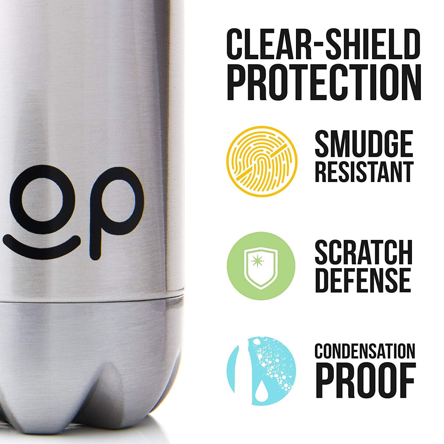 POP Design Stainless Steel Vacuum Insulated Water Bottle