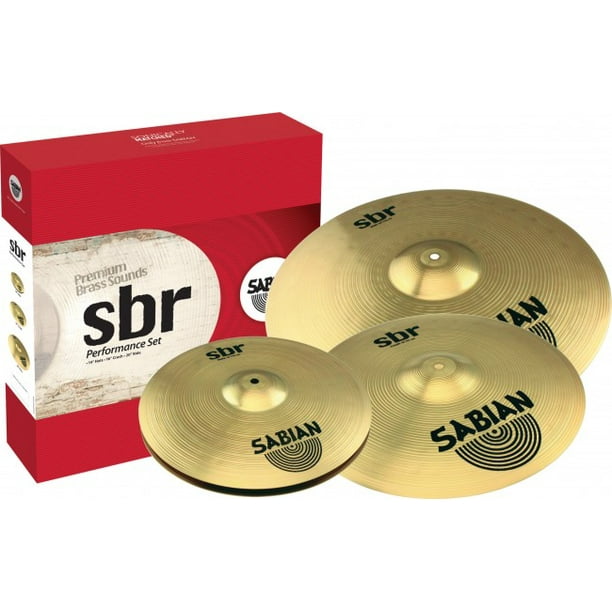 Sabian SBR Premier Pack Comprend Chapeaux Crash et Monter Cymbales