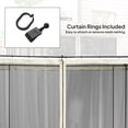 thumbnail image 5 of Outsunny 10' x 10' Replacement Mesh Sidewall Netting for Patio Gazebos and Canopy Tents with Zippers (Sidewall Only), Cream, 5 of 10