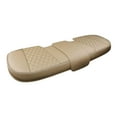 thumbnail image 1 of Funda de asiento de coche universal de cuero sintético para vehículos, cojín antideslizante para asiento delantero y trasero. Trasero beige, 1 of 9