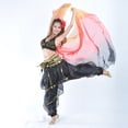 thumbnail image 4 of Pantalones Harem de Danza de Vientre Pierna Ancha traje Latino Negro Hugo Pantalones de danza del vientre para mujer Pantalones de harén, 4 of 10