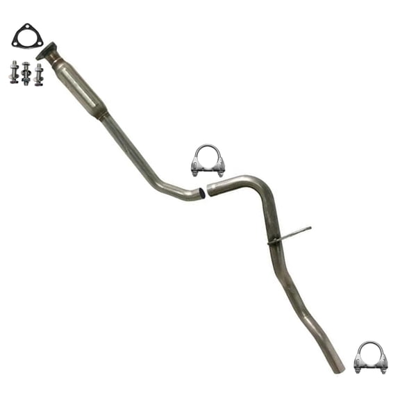 Northeastern Exhaust Resonator Pipe Fits 1999-2005 Pontiac Sunfire 2.2L & 1999-2001 Pontiac Sunfire 2.4L - Direct Fit | Stainless Steel