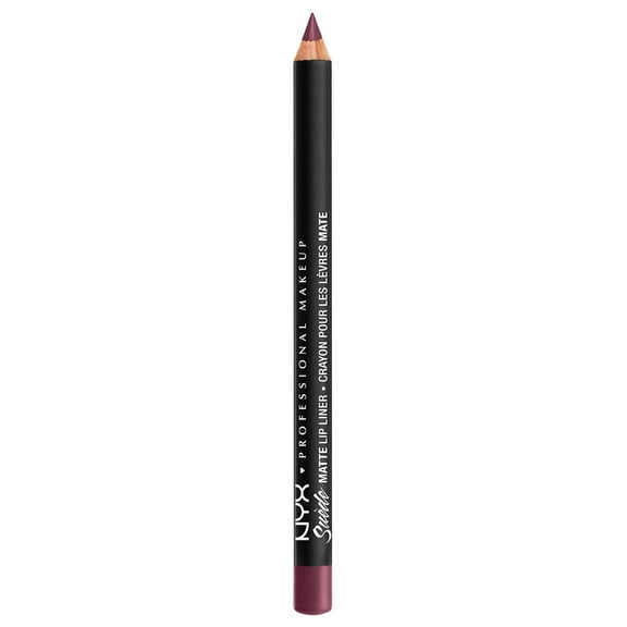 NYX Professional Makeup Suede Matte Lip Liner, velvet smooth matte finish, vegan formula Prune