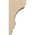 thumbnail image 3 of 8"W x 8"D x 16"H Wide Diane Rough Cedar Woodgrain TimberThane Corbel, Primed Tan, 3 of 6