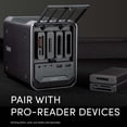 thumbnail image 2 of SanDisk Professional - PRO-Dock 4; Estación de Acoplamiento con 4 Bahías para Lectores - (1x) Puerto USB-C (USB 3.2 Gen 1) - SDPD14F-0000-NBAAD, Gris, 2 of 8