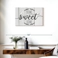 thumbnail image 3 of Elephant Stock Home Sweet Home Typography Vi Wall Sign Wall Art - Horizontal Canvas Wall Art - Living Room Wall Decor - Wall Signs Canvas - Beige And Gray Decor - 30" x 20", 3 of 8