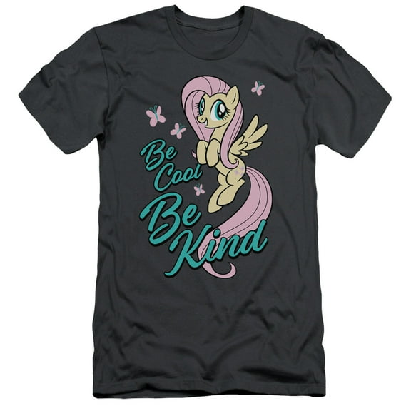 My Little Pony TV Be Kind S/S Adult 30/1 T-Shirt Charcoal