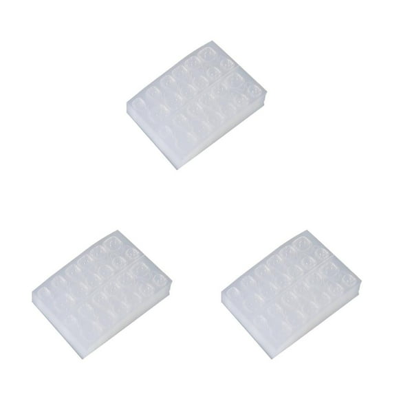 Vogacara Paquete de 50 pestañas para uñas, accesorios para mujeres, grifo adhesivo, parche de doble cara, hojas de larga duración, pegatinas Type1