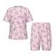thumbnail image 1 of Balery Cute Pig Conjunto de Pijama Infantil de Manga Corta con Estampado – Ropa de Dormir de Algodón Suave-XX-Large, 1 of 6