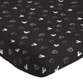 thumbnail image 2 of Jay Franco Kids Sheet Set with Fitted, Flat Sheets & Pillow Cover - Ultra-Soft Bedding with Pillowcase for Room Decor, Black - Minnie Mouse, 4 Piece Full, 2 of 4