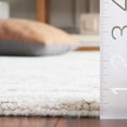 thumbnail image 4 of SAFAVIEH Ebony Ulric Distressed Area Rug, Ivory/Light Brown, 6' x 6' Round, 4 of 10