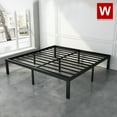 thumbnail image 3 of King Size Metal Platform Bed Frame with Extra Storage Space, 3 of 8
