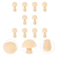 thumbnail image 1 of ELAYARD 10 Pcs Small Wooden Mushroom Building Block Toys for Children, 1 of 5