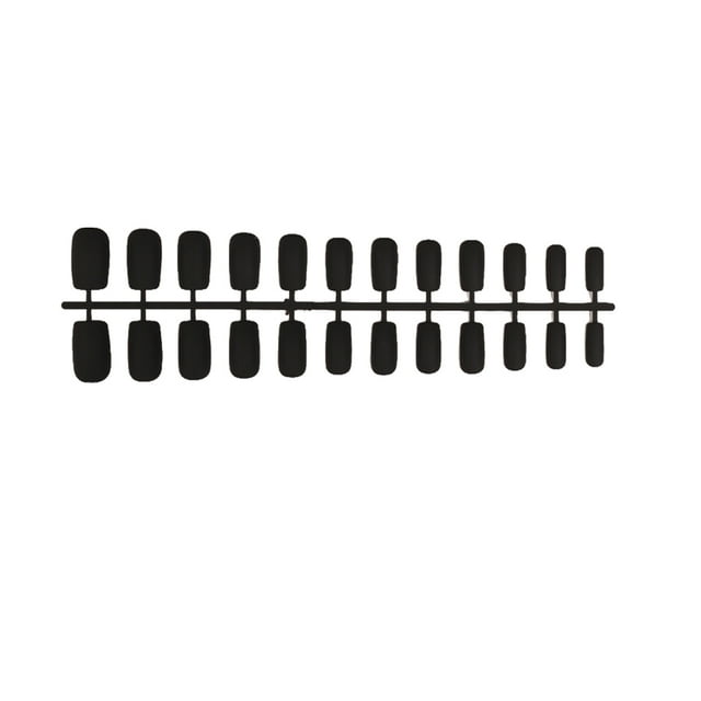 1 Set Glue on Nails Operation Beauty Medium Length Files Stick Full Cover Wraps Art Decals Artificial Beauty Tool Manicure Kit Decorations 1