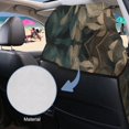 thumbnail image 3 of ZUXONGSY Car Seat Cover Towel Raccoon Peony Print Protection for Front Bucket Seats Sweat Athletic Running Towel Seat Covers Seat Protector for Dog, Pets, 3 of 8