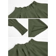 thumbnail image 5 of Sherrylily Women Chiffon Work Blouse Puff Long Sleeve Office Loose Shirt Casual Tops, 5 of 6