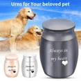 thumbnail image 4 of Mini Urn,Mini Urns for Human Ashes,Small Aluminum Keepsake Choose from Unique Colors Mini Sharing Personal for Pet Or Human in Your Heart,Blue, 4 of 7