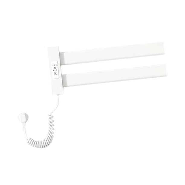 Toallero eléctrico inteligente, calentador de toallas, calentamiento y secado rápidos, aleación de aluminio. blanco