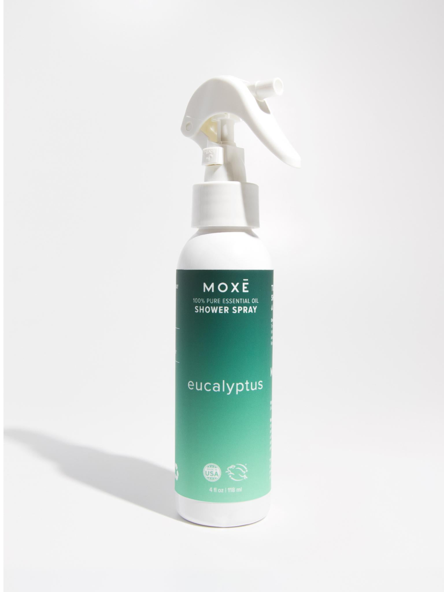 MOXE Pure Eucalyptus InShower Aromatherapy Mist, Essential Oils Sinus