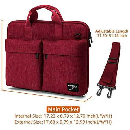 KINGSLONG 17 17.3 Inch Laptop Case Bag Sleeve, Professional Lightweight ...