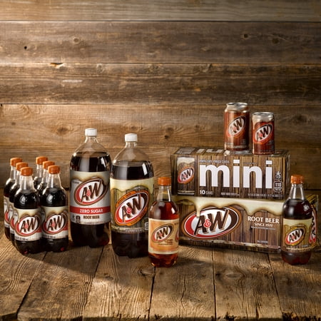 A&W Cream Soda Pop, 12 fl oz, 12 Pack Cans