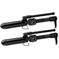 thumbnail image 2 of Hot Tools Professional 1 Inch Black Gold Extra-Long Barrel Marcel Curling Iron/Wand Model No. HT1108BG, 2 of 2