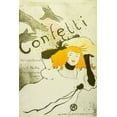 thumbnail image 2 of Toulouse-Lautrec, Henri de 23x32 Gold Ornate Wood Framed with Double Matting Museum Art Print Titled - Confetti, 1927, 2 of 4