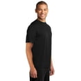 thumbnail image 4 of Port & Co Adult Male Men Plain Short Sleeves T-Shirt Jet Black 3X-Large, 4 of 6