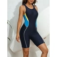 thumbnail image 5 of Charmo Womens Boyleg Unitard Swimsuits Racerback Athletic One Piece Bathing Suits, 5 of 6