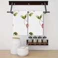 thumbnail image 3 of YladaFaie 2 Pcs Cherry Kitchen Towels Decorative Dish Towels Cherry Pattern Hand Tea Towels Absorbent Kitchen Cloths for Kitchen Bathroom Decor Housewarming Gifts 16 x 24 Inch, 3 of 7