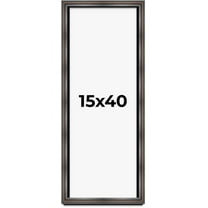 15x40 Shadow Box Frame Brown Cherry | 2.625 Inches Deep Pine Wood Traditional Shadowbox Display