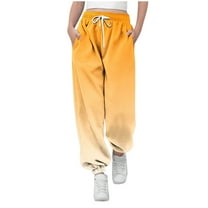 dazeni Girls Baggy Jogger Sweatpants Fashion Tie Dye Cinch Bottom Sweatpants Comfy Drawstring Athletic Pants Y2K Preppy Pants