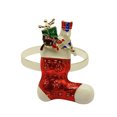 thumbnail image 1 of Hebilla de servilleta Anillo de Navidad Juego de árbol de Navidad Alce Copo de nieve de metal Hebilla de servilleta Anillo de metal Anillo de tela, 1 of 6