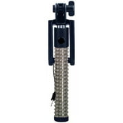 KTA Pearls Wired Mini Selfie Stick With Folding Bracket
